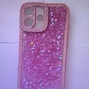 Glitter Pink Phone Case
